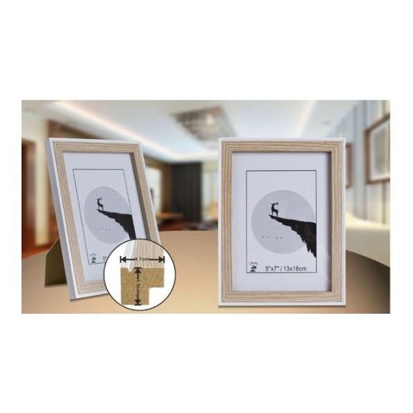 PORTAFOTO ROBLE/BL DM-893 13X18CM(12/36)