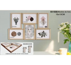 PORTAFOTO MULTIPLE DM-8053 6-10X15CM(8)
