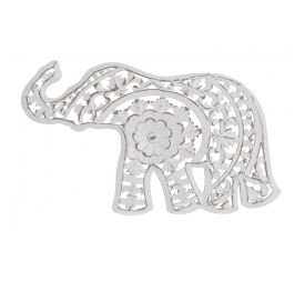 DECORACION PARED MDF 44X1,5X26,3 ELEFANTE BLANCO