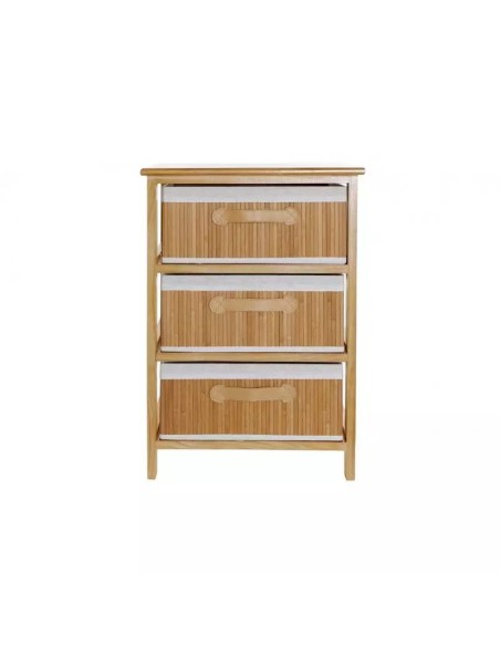 CAJONERA BAMBU PAULOWNIA 42X32X63 NATURAL