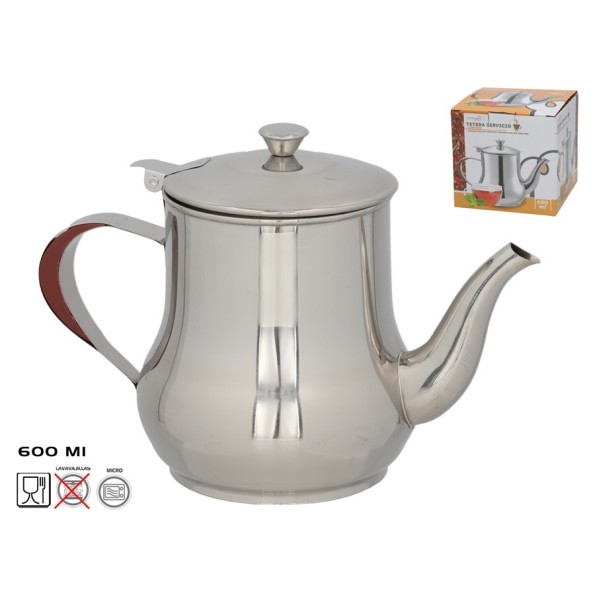 TETERA SERVICIO LONDON 700ML ACERO INOX.