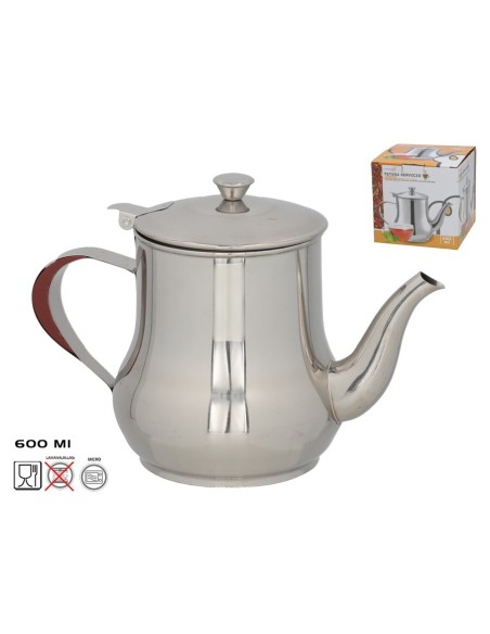 TETERA SERVICIO LONDON 700ML ACERO INOX.