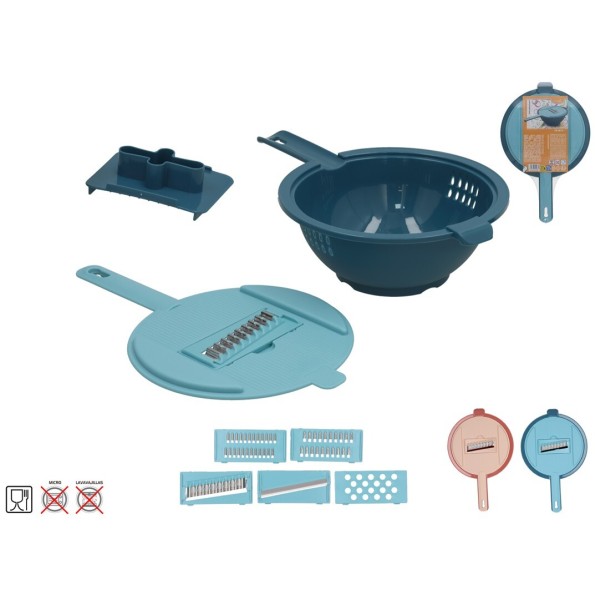 CORTAVERDURAS 5 EN 1 MAGGIE 28X7CM 2 SURT