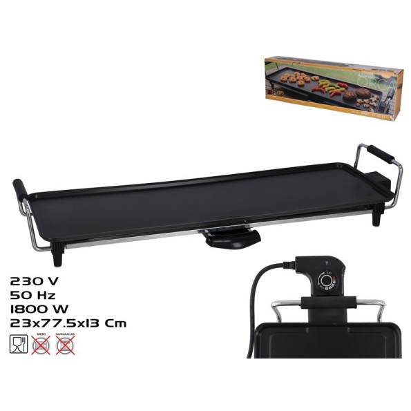 PLANCHA ELECTRICA ORCA 1800W 77.5X23X13CM