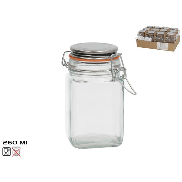 TARRO HERMETICO CRISTAL LUISA 260ML