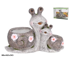 MACETERO X2 CARACOL DEC. 42X18X30 CM