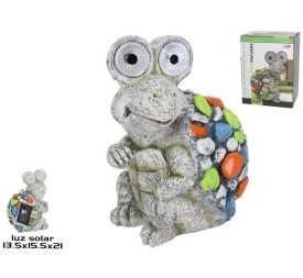 TORTUGA LALO DEC. C/LUZ SOLAR 15,5X13,5X21 CM