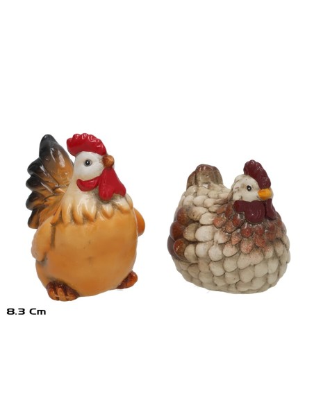 MACETA GALLINA RUTH 2 SURT. 9,3X6,3X9,3CM
