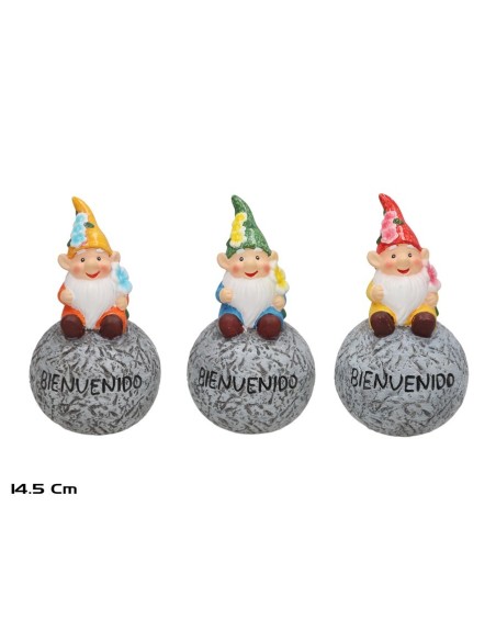 ENANITO SENTADO ROCIO 16,8CM 3 SURT.