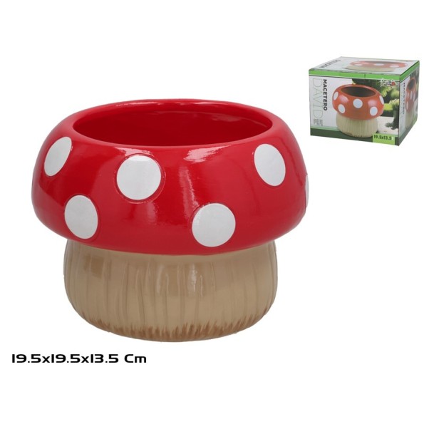 MACETERO DAVID 19,5X19,5X13,5CM