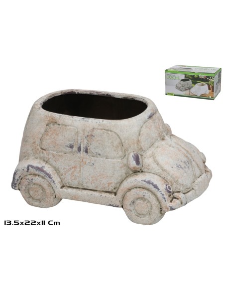 MACETERO COCHE LAURA 22X13,5X11CM