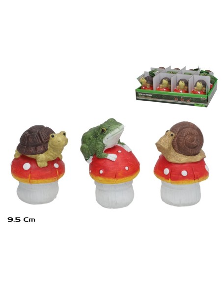 SETA C/ANIMAL 3 SURT DECO 7X5,5X9,5 CM