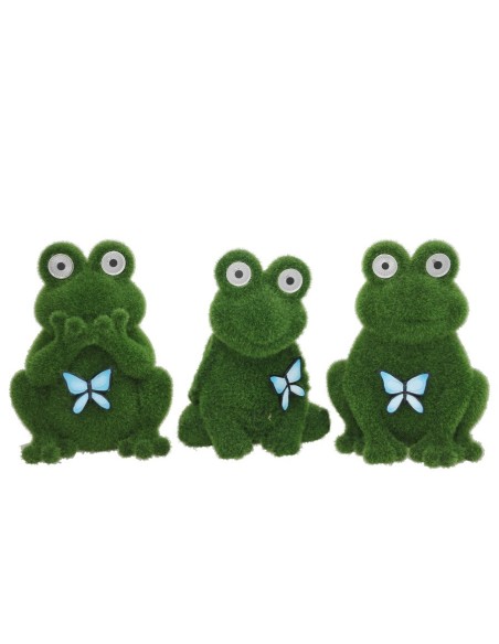 RANA 3 SURT FLOC.2 LUZ SOLAR LED 16X12,5X21 CM 6H