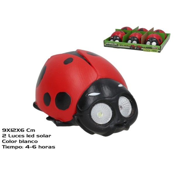 MARIQUITA DECO 2 LUZ SOLAR LED 12X9X6 CM 6H