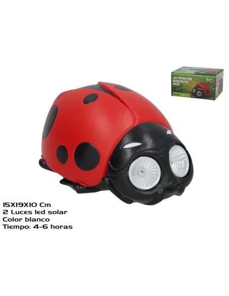 MARIQUITA DECO 2 LUZ SOLAR LED 19X15X10 CM 6H