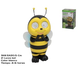 ABEJA 2 LUZ SOLAR LED 11,5X9X20,5 CM 6H