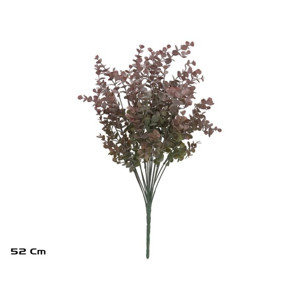 RAMO EUCALIPTO X 18 - 52 CM (BURDEOS)