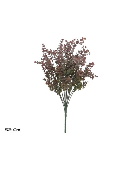 RAMO EUCALIPTO X 18 - 52 CM (BURDEOS)
