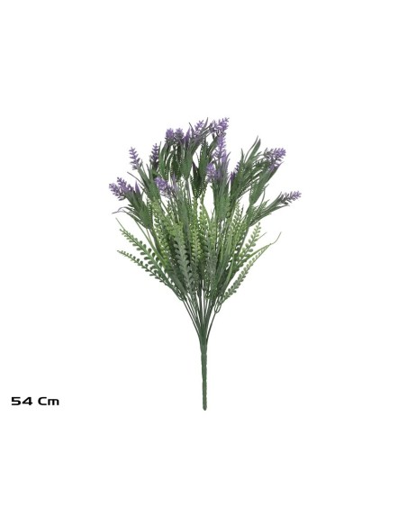 RAMO LAVANDA FLOC X 18 - 54 CM (VIOLETA)