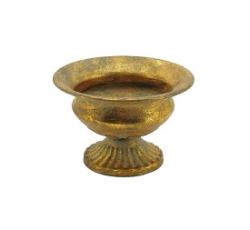 COPA BASE REDONDA D13 H8 ORO METAL