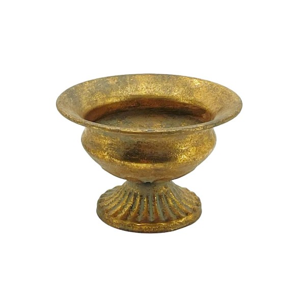 COPA BASE REDONDA D13 H8 ORO METAL