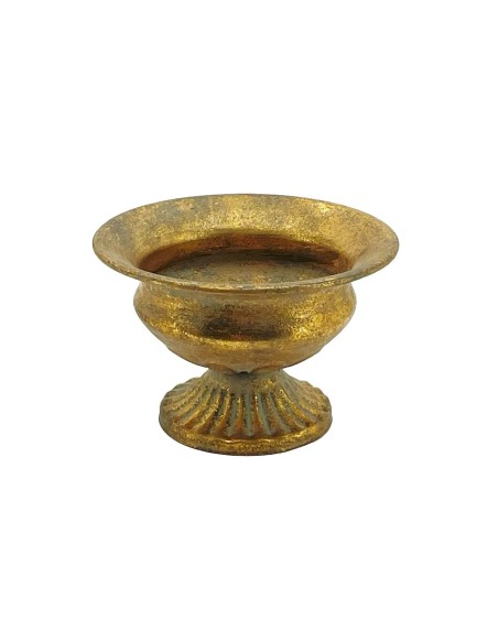 COPA BASE REDONDA D13 H8 ORO METAL