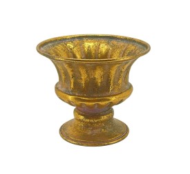 COPA  BASE REDONDA D16 H13 ORO METAL