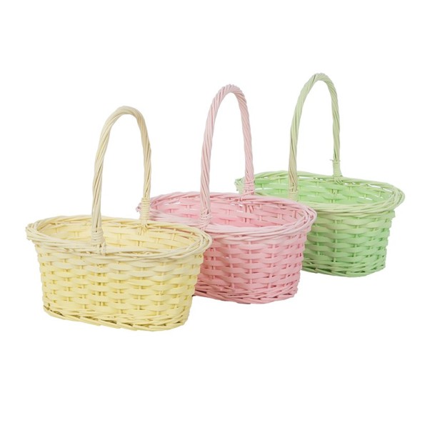 CESTO OVALADO DIFUMINADO 3MIX COL MANGO 26X16.5 H11/27 MIMBRE