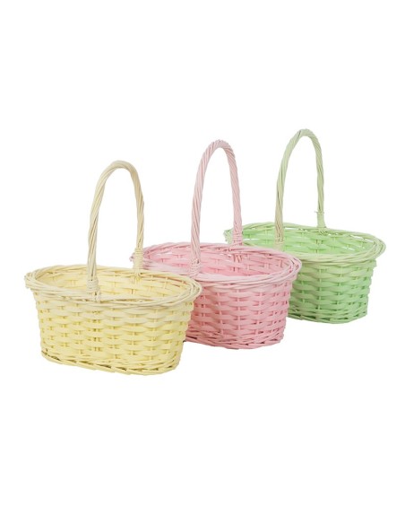 CESTO OVALADO DIFUMINADO 3MIX COL MANGO 26X16.5 H11/27 MIMBRE