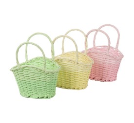 CESTA BOLSO DIFUMINADA 3MIX COL 29X19 H16.5/35 MIMBRE