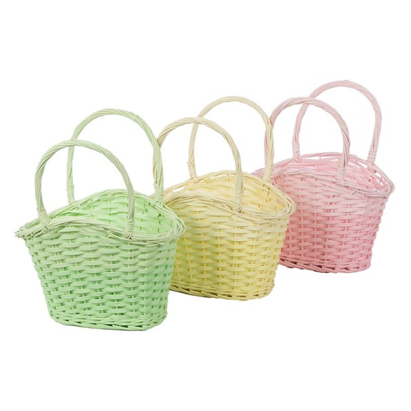 CESTA BOLSO DIFUMINADA 3MIX COL 29X19 H16.5/35 MIMBRE