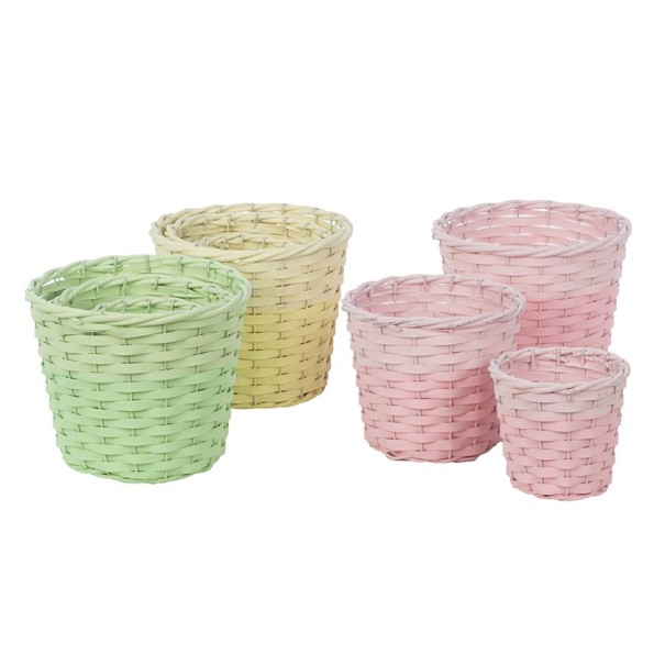 MACETA S/3  3MIX COL S D13 H12-B D21 H17 MIMBRE