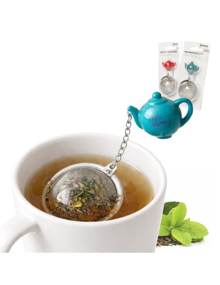 INFUSOR DE ACERO CON TETERA