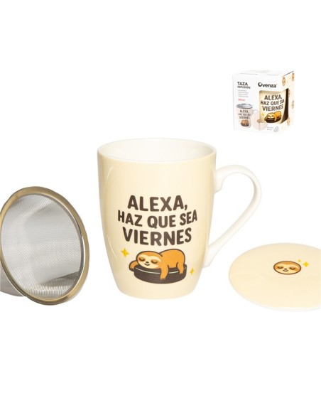 TAZA INFUSION C/ FILTRO 350 ML PEREZOSO