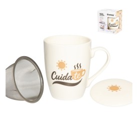 TAZA INFUSION C/ FILTRO 350 ML CUIDATE