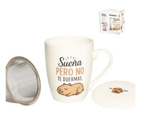 TAZA INFUSION C/ FILTRO 350 ML CAPIBARA