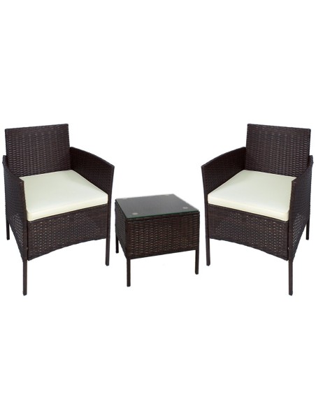 CONJUNTO SILLON KD X2 Y MESA