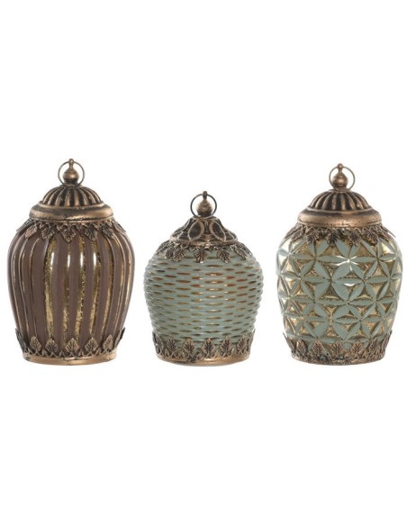 DECORACION LUMINOSA LED 13X13X17,5 2xAAA 3 SURT.