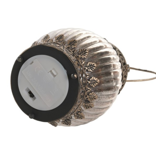 DECORACION LUMINOSA LED 11X11X19 2xAAA 3 SURT.