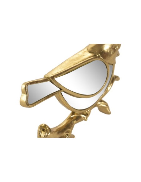 DECORACION PARED RESINA ESPEJO 22,5X3,5X17 PAJAROS