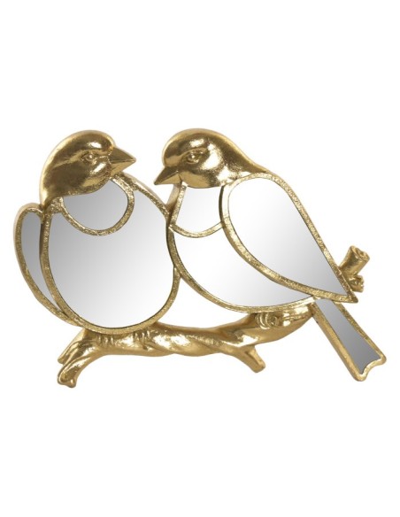 DECORACION PARED RESINA 26,5X2,5X18,5 PAJAROS