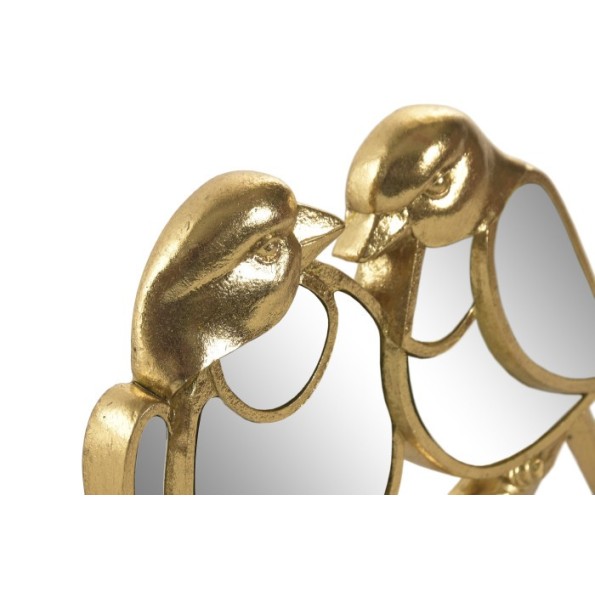 DECORACION PARED RESINA 26,5X2,5X18,5 PAJAROS