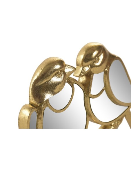 DECORACION PARED RESINA 26,5X2,5X18,5 PAJAROS