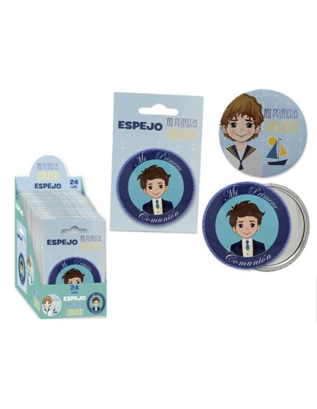MI PRIMERA COMUNION ESPEJO DE BOLSILLO NIÑO