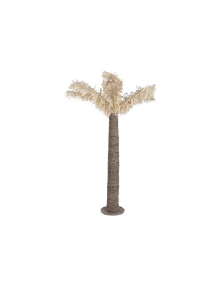 DECORACION FIBRA METAL 40X40X220 PALMERA NATURAL