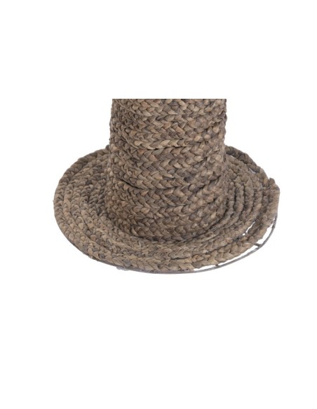 DECORACION FIBRA METAL 40X40X220 PALMERA NATURAL