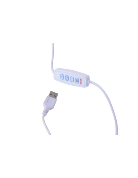 ESPEJO VESTIDOR LED MDF 70X10X180 RUGOSO BLANCO