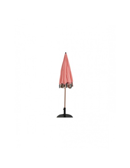 PARASOL POLIESTER ACERO 180X180X190 FLECOS CORAL