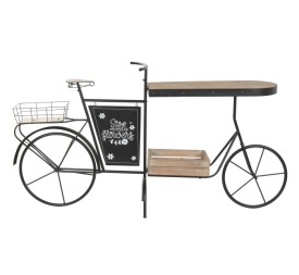 EXPOSITOR METAL MADERA 187X39X100 BICICLETA NEGRO