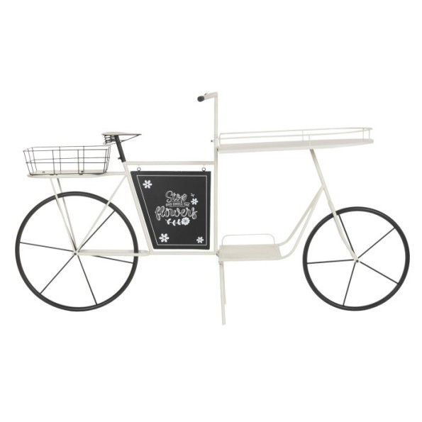 EXPOSITOR METAL 167X41X95 BICICLETA BLANCO